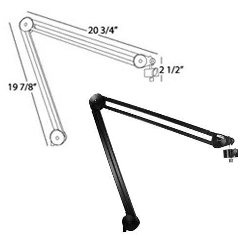 Heil Sound PL2T Topless Broadcast Boom Mic Stand - Image 2