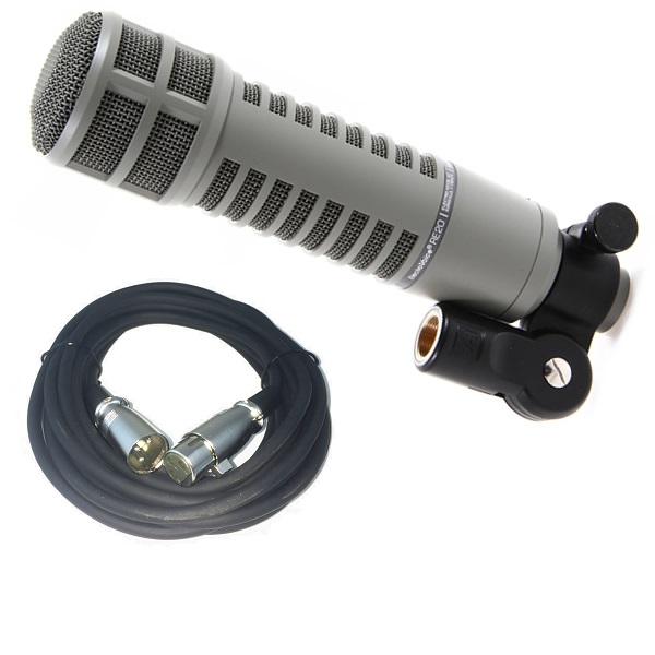 Electro-Voice RE20 Dynamic Broadcast Mic + Free 20' XLR Cable